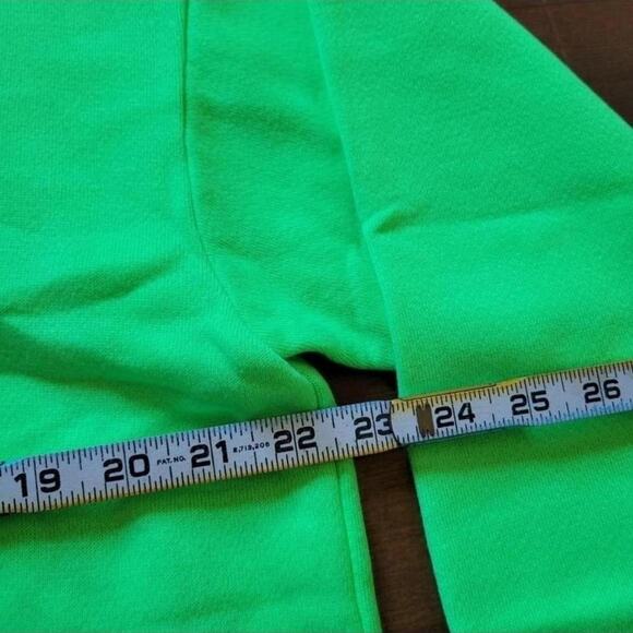 Vtg 90s GUESS JEANS Narragansett Croquet Club Neon Sweatshirt L/ XL USA NWOT - Picture 3 of 4